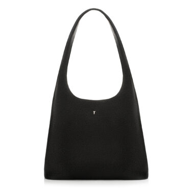 шопер шкіряний чорний