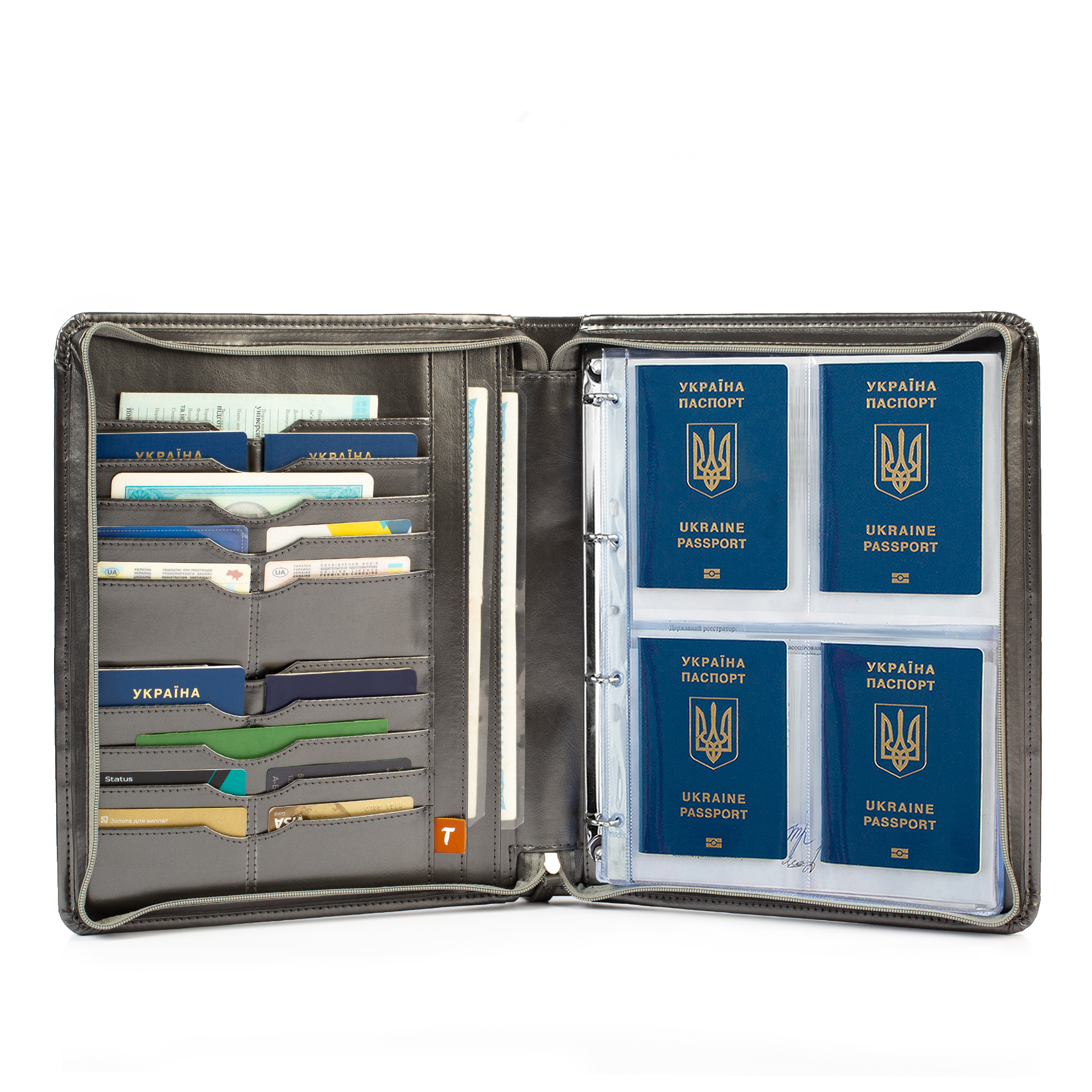 Папка для семейных документов экокожа А4 Н530-00-003512