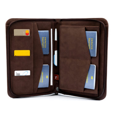 Органайзер для путешествия Travel экокожа шоколад Н540-00-009320